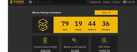 bitcoin halving countdown binance